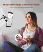 Tiktok Scrolling Ring Tiktok Remote Control Is Suitable for Iphone, iPad Bluetooth Page Turning Ring Roller, Both Camera Shutter, Short Video and Music Remote Control Function, Compatible with Ios and Android Phones 4