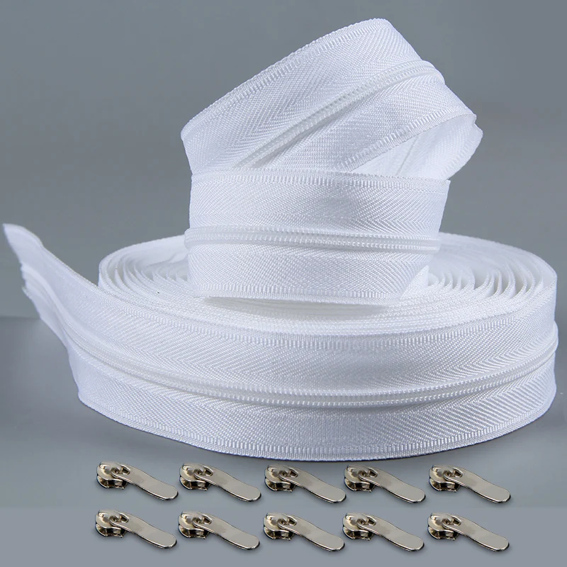 

Quilt cover zipper nylon zipper 1.5 meters long double zipper head zipper quilt cover zipper quilt special zipper accessories