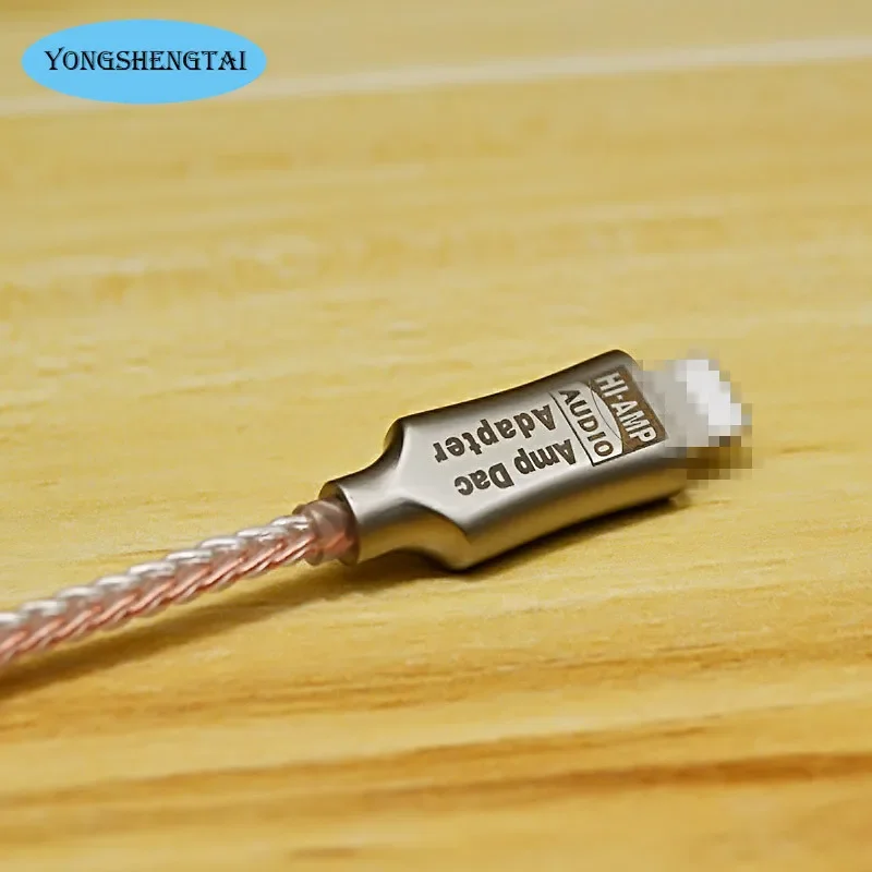 DAC Earphone Amplifier IOS Lightning To 3.5mm Headphone Jack Audio Adapter 32bit 384kHz Digital Decoder AUX Converter