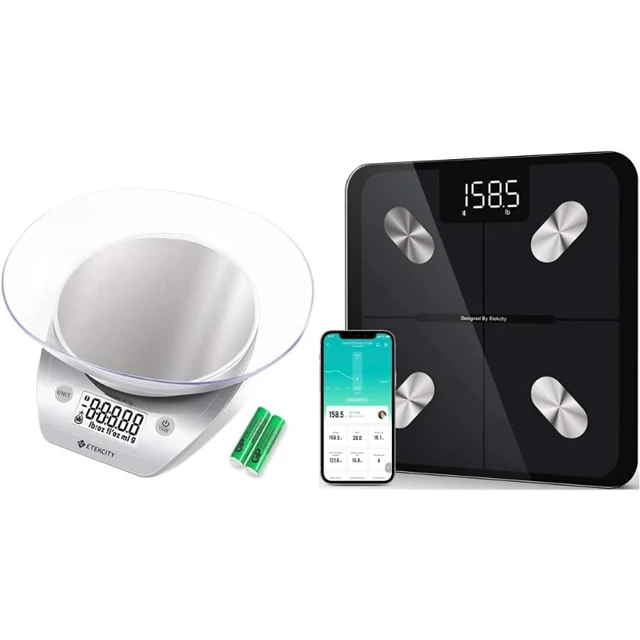 Scale for Body Weight, Digital Bathroom Scales for People, Most Accurate to  0.05