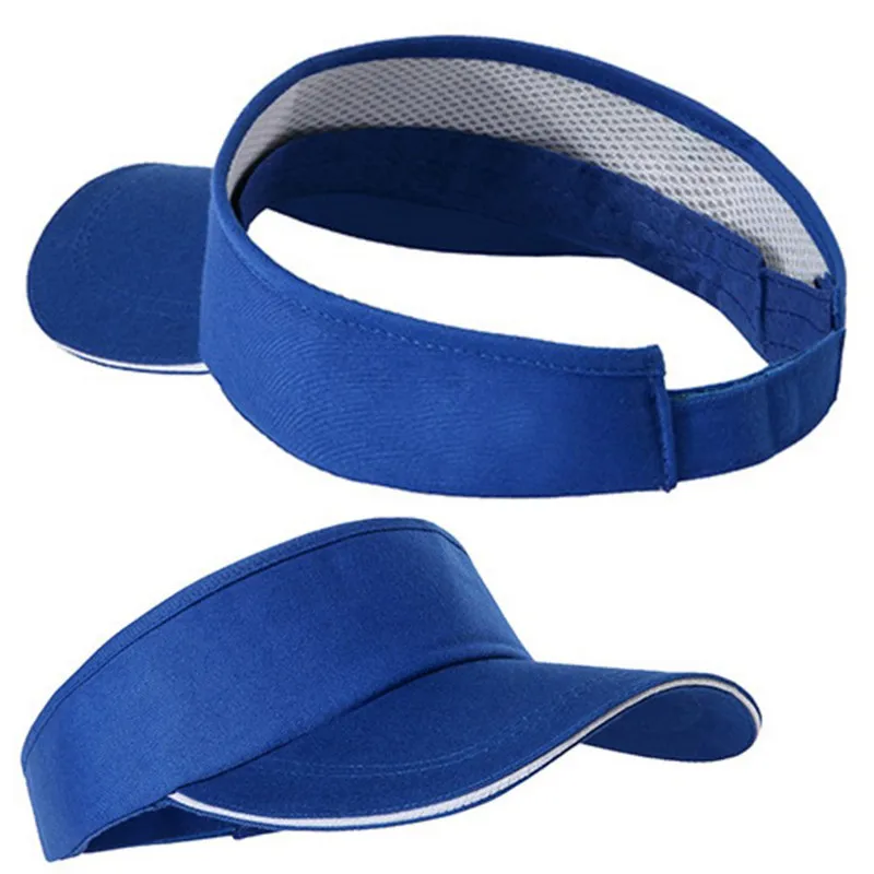  - Empty Top Visor Cap Women Sunscreen Hats Man Cotton Snapback Cap Adjustable For Running Tennis Golf Unisex