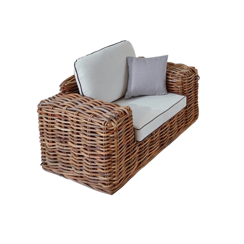 

XK Outdoor Sofa Combination Courtyard Villa Balcony Rattan Chair Coffee Table Furniture Outdoor Garden