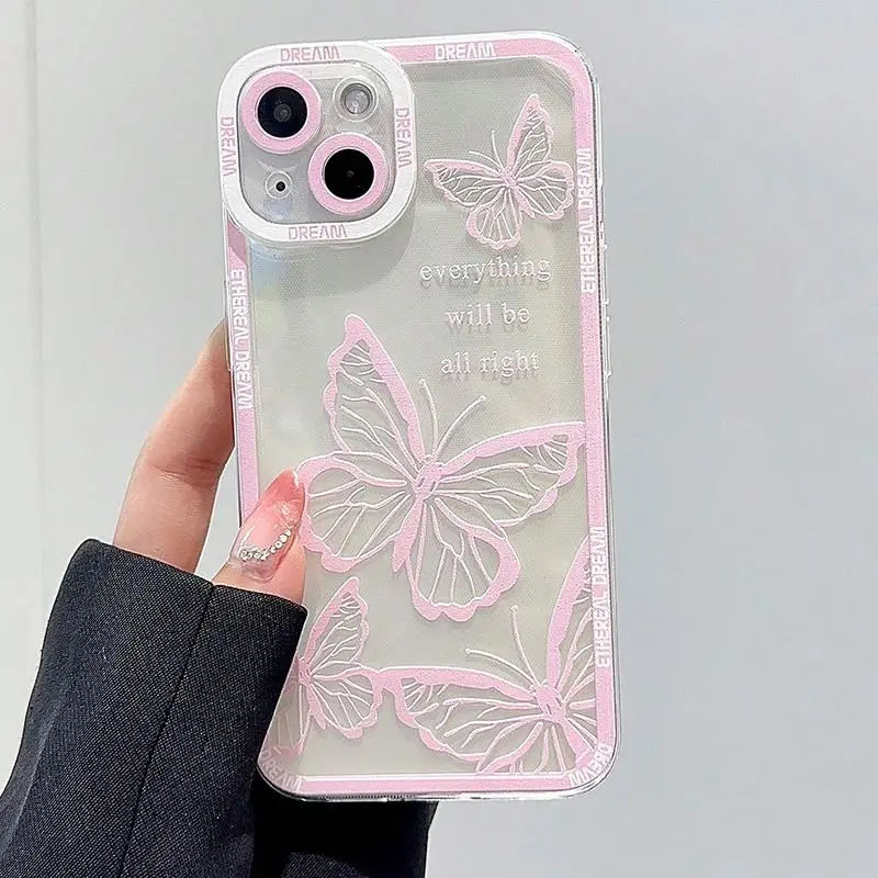 Butterfly Soft Silicone Phone Case Cover