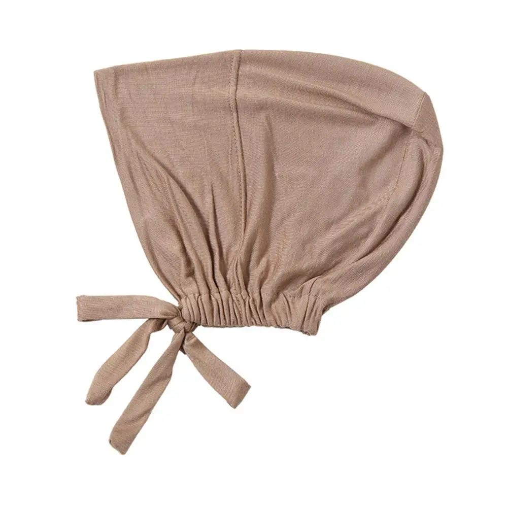 Muslim Headwear Head Scarf Prayer Hats Hijab Hats Hijab Headscarf Female Head Wraps New Soft Modal Muslim Turban Hat Inner Hijab Caps Islamic Turbante Headwrap India Mujer Bonnet Female Underscarf Hats Q3b2