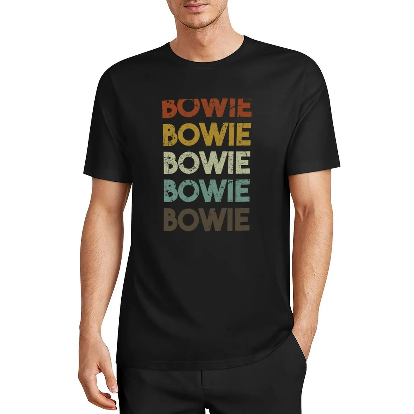 

Retro Bowie Maryland T-Shirt sublime Blouse plus size tops mens graphic t-shirts