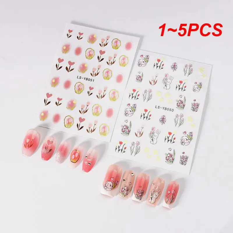 

Пластырь для ногтей с кроликом, милый долговечный инструмент для ногтей, клейкая Накладка для ногтей 3d, многофункциональный дизайн ногтей