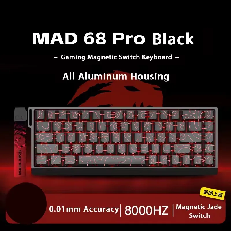 MADLIONS Mad60/68 HE Mad 60/68 PRO Mechanical Keyboard Magnetic Switch Wired Hot Swap Customized Gaming keyboard PC Gamer Access