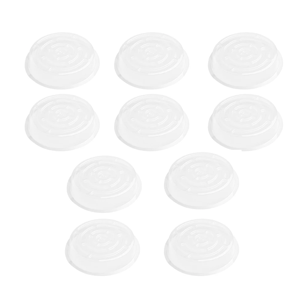 

10pcs Garden Plant Saucer Drip Tray Round Pot Base Clear Snack Container PET 6Inch 8Inch 10Inch Flower Pot Mat