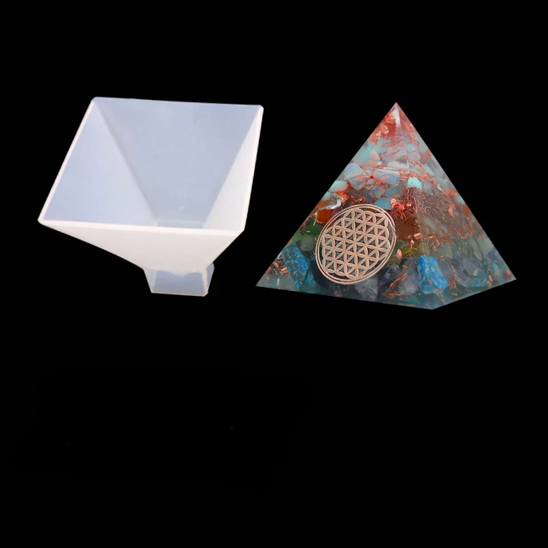 3D Pyramid Resin Silicone Mold 6