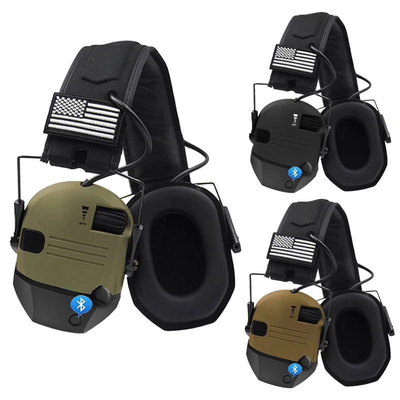 Casque De Tir électronique Awesafe - Protection Auditive NRR 23dB - Vert