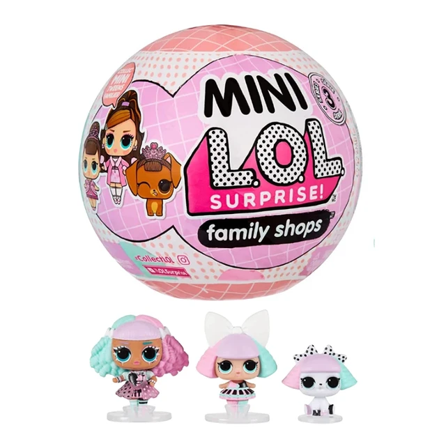 LOL Surprise Mini Family Ball Toy Set 3 Mini Teenager Collections