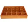 Wooden Sorting Tray Wood Divided Organizer Wooden Section Box Sock Socks Desktop Organizing Wooden Compartment 4