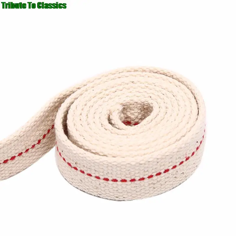 1Meter Kerosene Lamp Wick Braided Cotton Wick Flat Cotton Oil Lamp For Oil 1.1cm,1.2cm,1.5cm,2.5cm kerosene lamp wick
