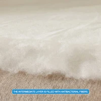 Quilted Mattress Cover Breathable Mattress Protector,Bed Sheet with Straps,Soft,Washable,Anti-Slip,Hypoallergenic, Noiseless 4