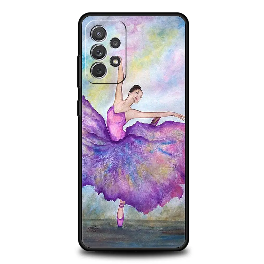 Watercolor Gymnastics Design Phone Case
