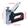 Upholstery Staple Gun Heavy Duty 3-in-1 Stapler Gun 600Pcs Staples Manual Nailer Adjustment Stapler Gun for Crafts Carpentry DIY 6