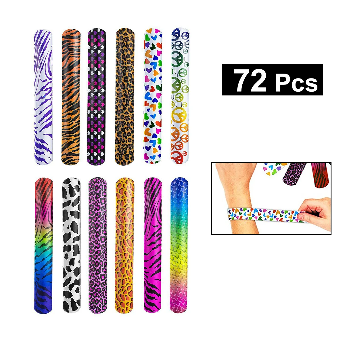 

Assorted Cartoon Slap Bracelets Kids Event Party Favors Supplies Boy Girl Birthday Party Toys Treat Bag Reward Goodie