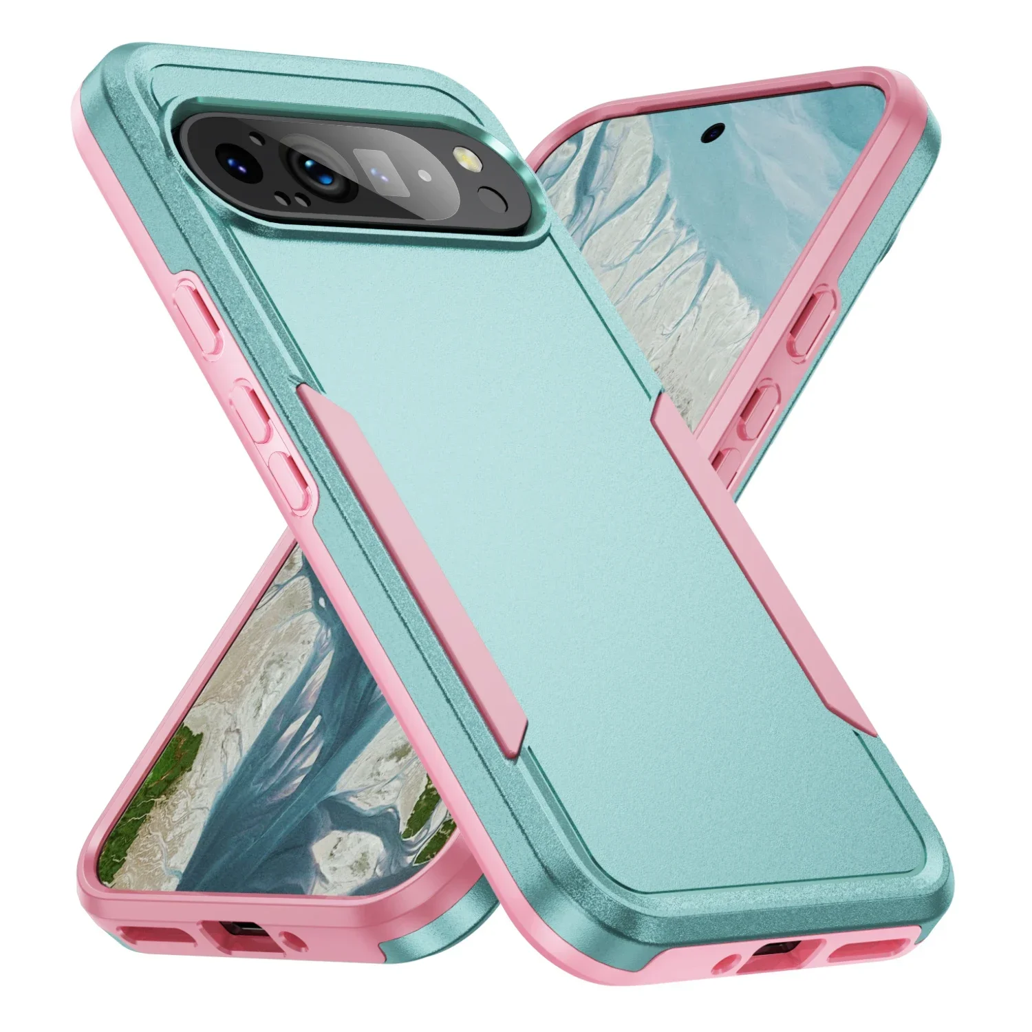 Rugged Armor Shockproof Case with Lens Protection