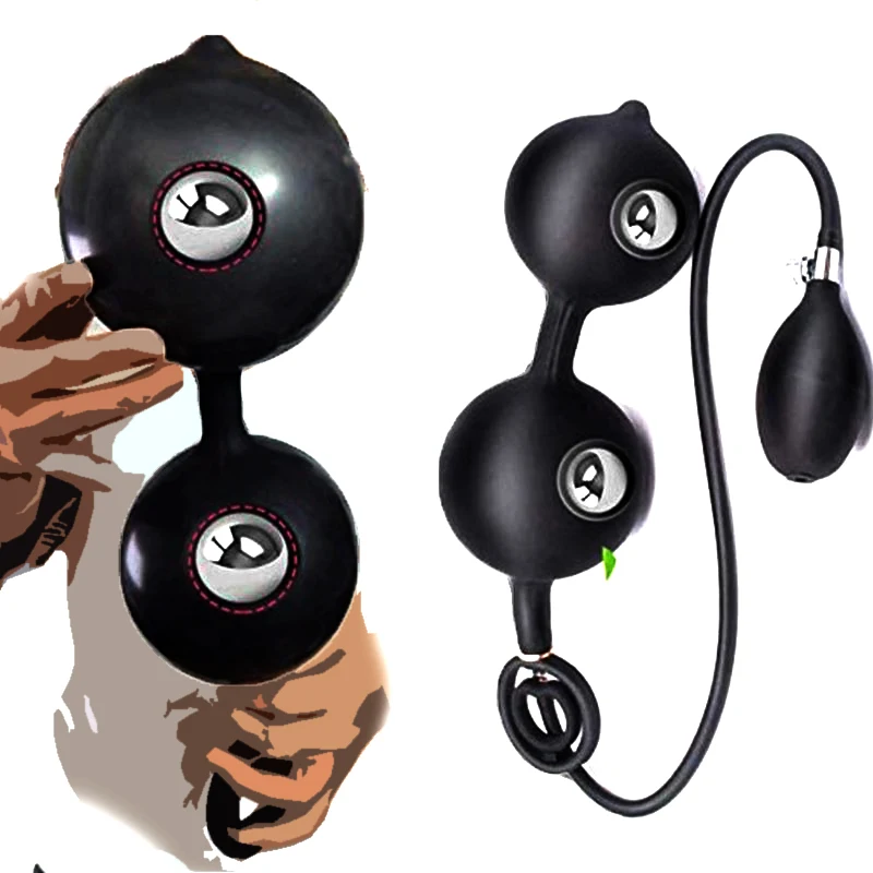 Aufblasbarer Anal-Butt-Plug, abnehmbarer Anus-Dilatator, Expander-Dildo für Unisex, schwules Sexspiel, Prostata-Massagegerät