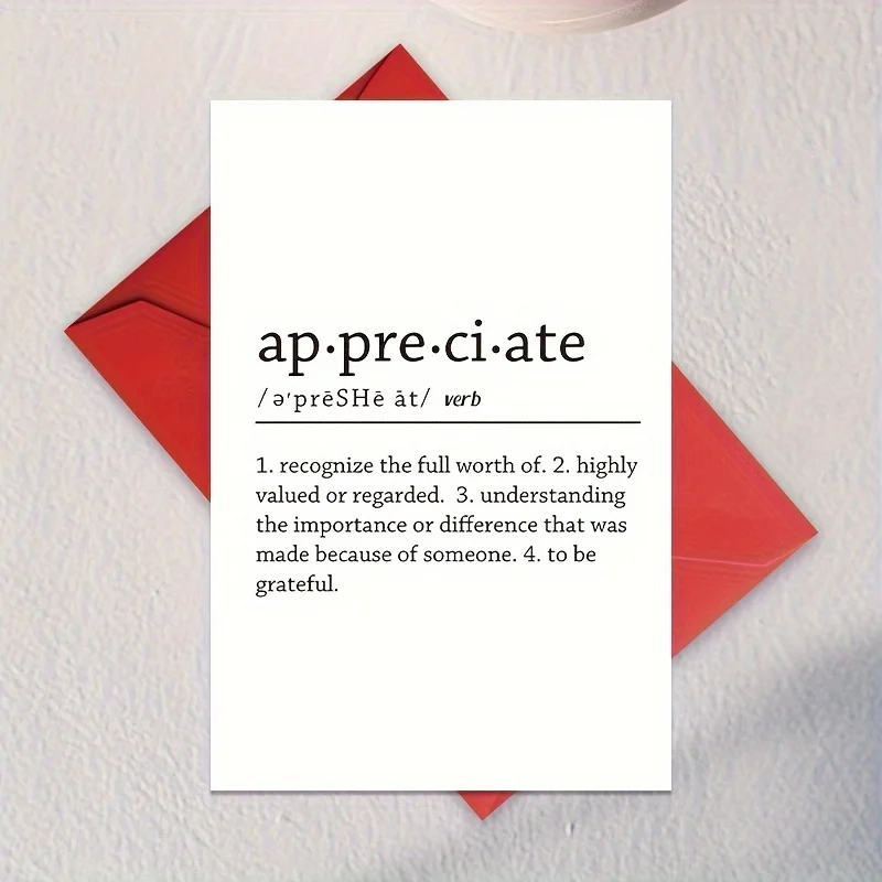 Gift Party Invitation Greeting Cards Happy Birthday Thank You DIY Decoration Blank Folding Message Card With Envelope