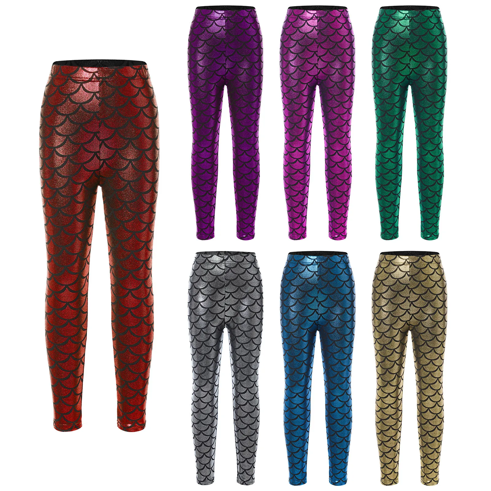 mermaid scale leggings