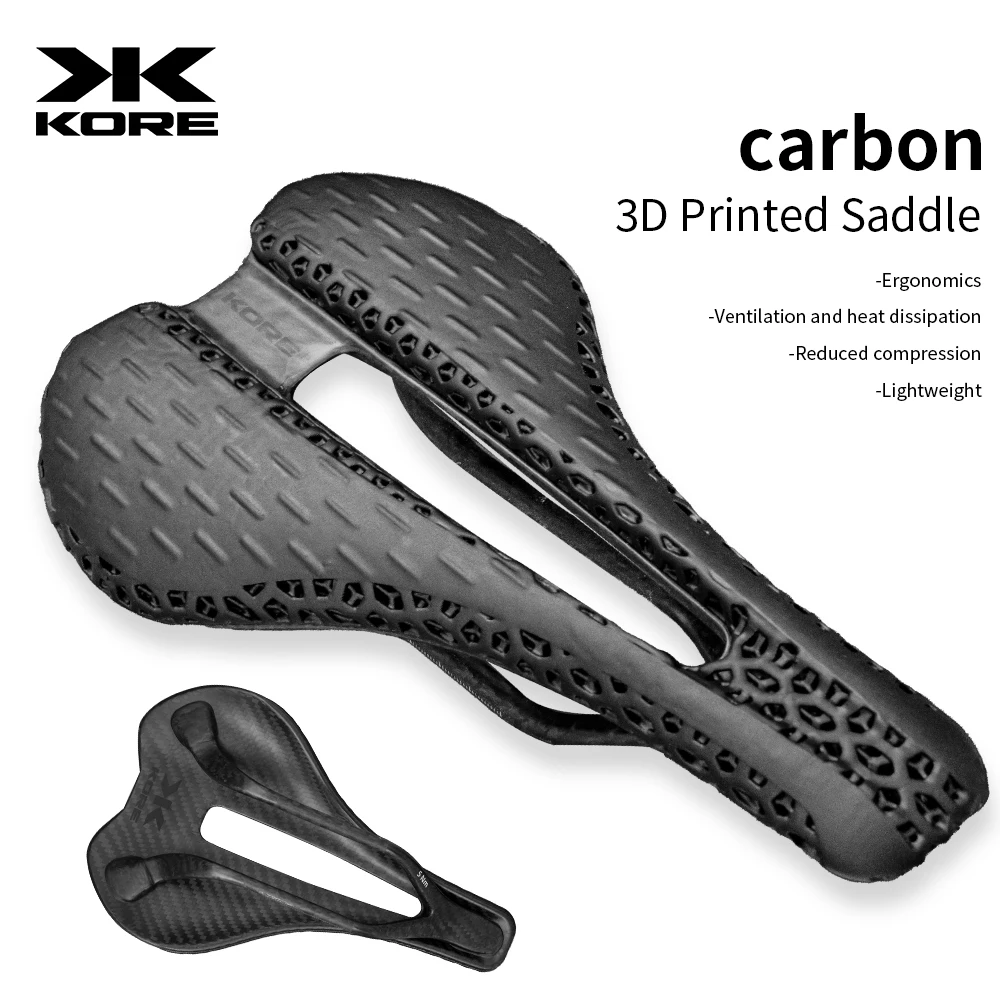 フルカーボン 3Dプリント サドル 軽量 コレ-超軽量カーボンサドル,3Dプリント,衝撃吸収,ショートノーズ