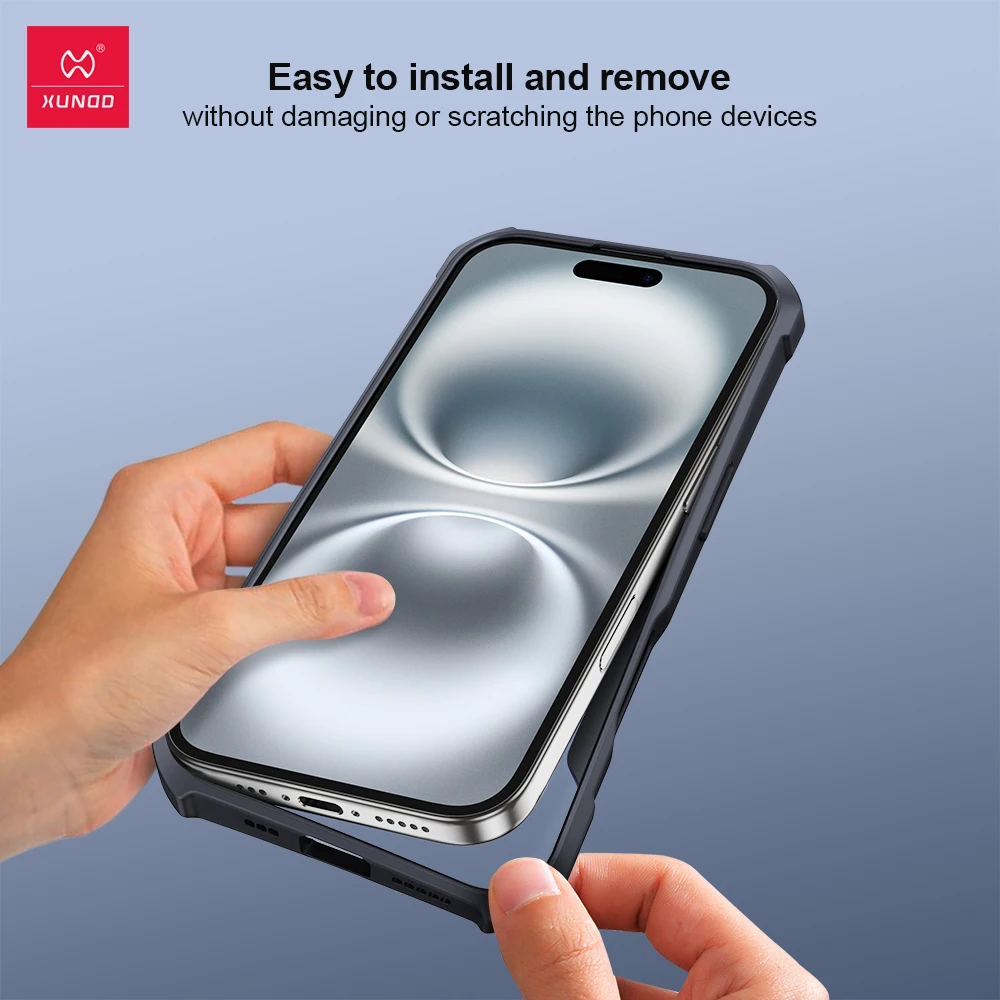 Xundd Case For Samsung Galaxy S25 Ultra S25 Plus S24 Ultra Magnetic Case with Holder PC+TPU Clear Cover For Samsung S25 Ultra 4