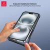 Xundd Case For Samsung Galaxy S25 Ultra S25 Plus S24 Ultra Magnetic Case with Holder PC+TPU Clear Cover For Samsung S25 Ultra 4