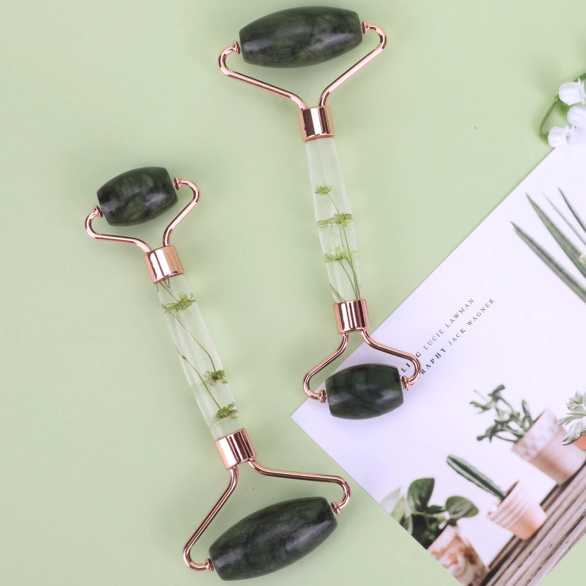 Revitalizing Jade Face and Body Massager - Ultimate Skin Care and Relaxation Tool