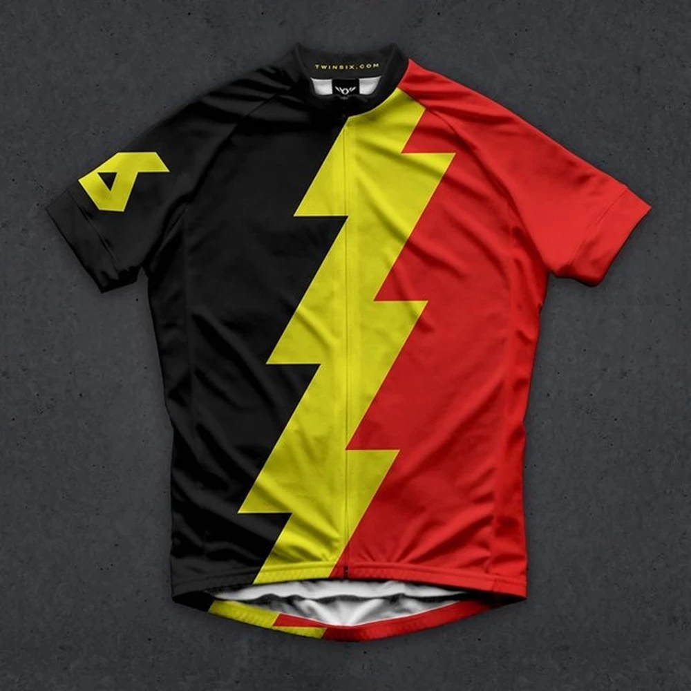 thumbnail image 1 of Camisetas de ciclismo de manga corta para hombre de Twin Six de verano, camisetas de secado rápido para bicicleta de carretera, camisetas de ciclismo masculinas, gran oferta, 1 of 5