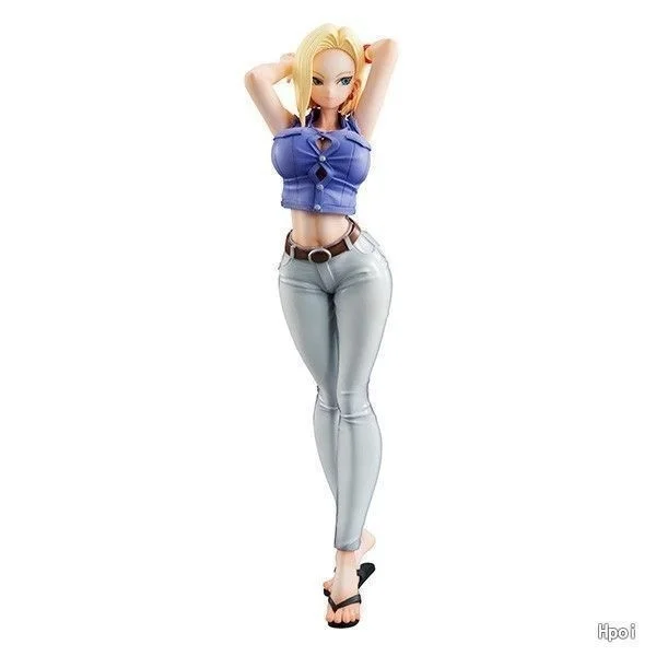 Android 18 action figure toy model Dragon Ball Z Lazulli figurine doll PVC 