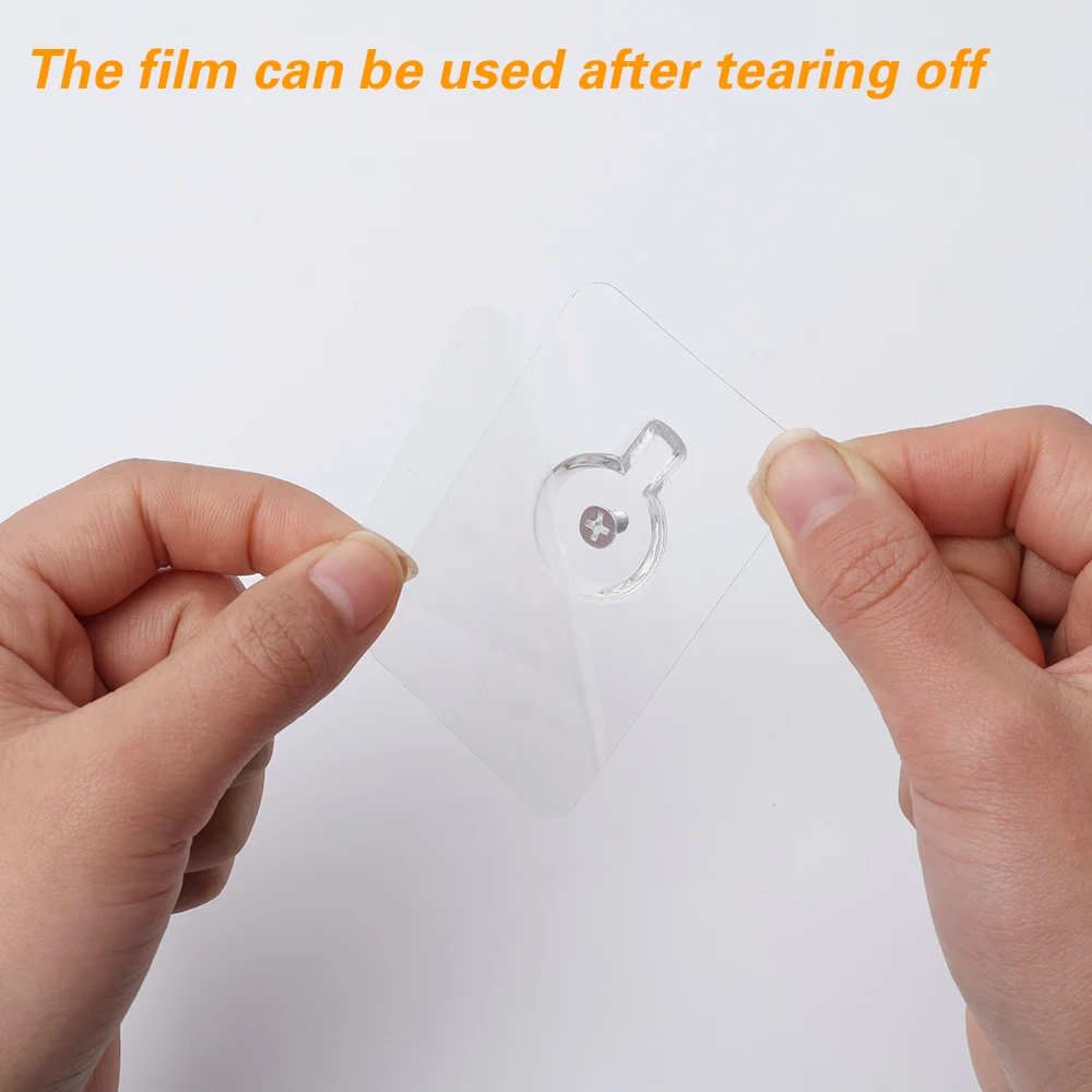 Adhesive Wall Screws Hanging Nails Self Adhesive No Drilling Wall Hook for Photo Frame Wall Picture Posters DIY Decor Supplies 2