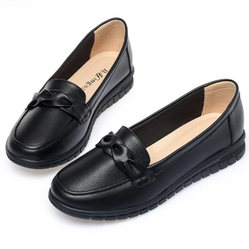 

Женские туфли на низком каблуке, из мягкой кожи, Размеры 35-41