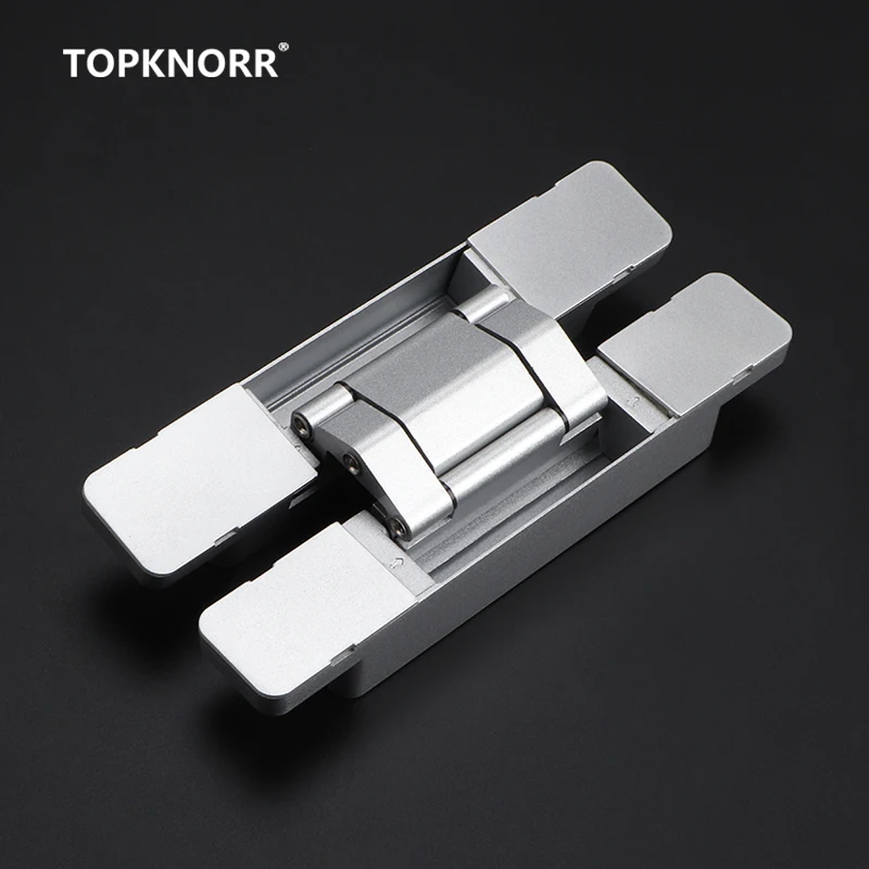 100kg Load-bearing Invisible Door Hinge Square Cross Hidden Door Hinge Hidden European H-type Three-dimensional Adjustable