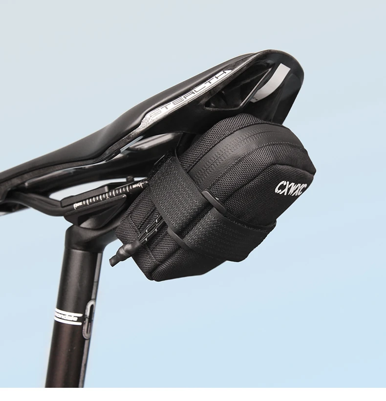 CXWXC Fahrradsatteltasche 0,35L Mini Tragbare Fahrrad-Hecktasche MTB Mountainbike Rennrad Werkzeugtasche Reparaturtasche Fahrradzubehör – Detail 13
