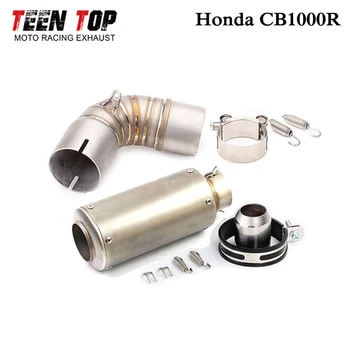 51mm Scarico Moto For Honda CBR1000 Exhaust 2009-2017 Year Exhaust Tip Stainless Steel Motorcycle Exhaust Muffler CBR1000 Elbow