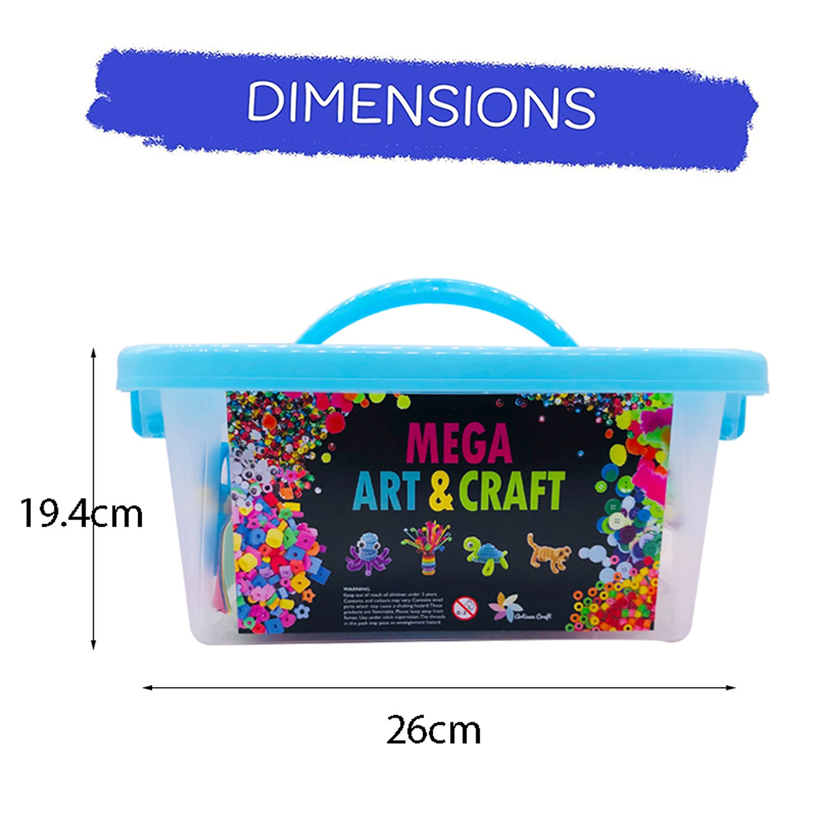 Stickers Scrapbooking Supplies Journal Tools Set Puzzle Painting Craft Kit DIY Arts and Crafts Supplies Kit 2000+ Pieces Set Activity Craft Materials with Carrying Box Handmade Educational Gift