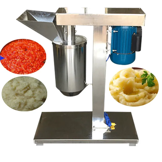 Industrial Potato Ginger Crusher Masher Vegetable Crush Grind Onion Ginger Garlic Paste Make Machine