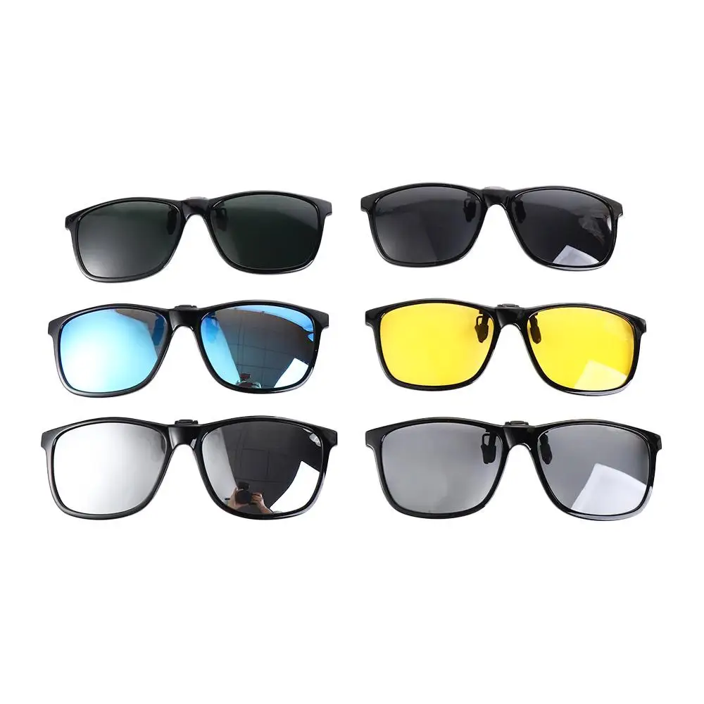 Night Vision Lenses Fishing Flip Up Clip on Sun Glasses Night Vision Sunglasses Polarized Sunglasses Flip Up Clip on