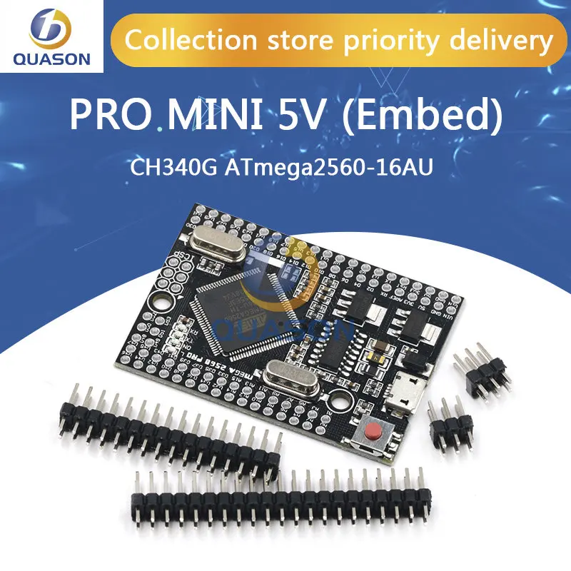 Mega 2560 Pro Mini 5V (Embed) Ch340G Atmega2560-16Au Con Maschio Pinheaders Compatibile Per Arduino Mega 2560