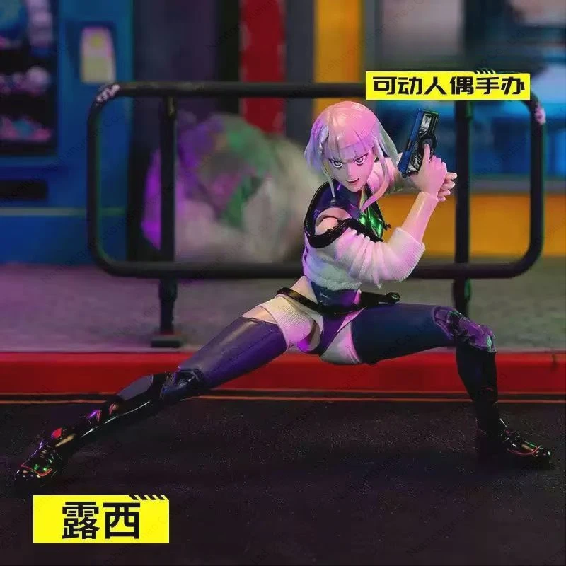 Jada Toys Figura David Da Cyberpunk Edgerunners - 17 Cm, Action Figure Collezione, Testa E Mani Intercambiabili, Giacca In Tessuto, 20+ Articolazioni - 5