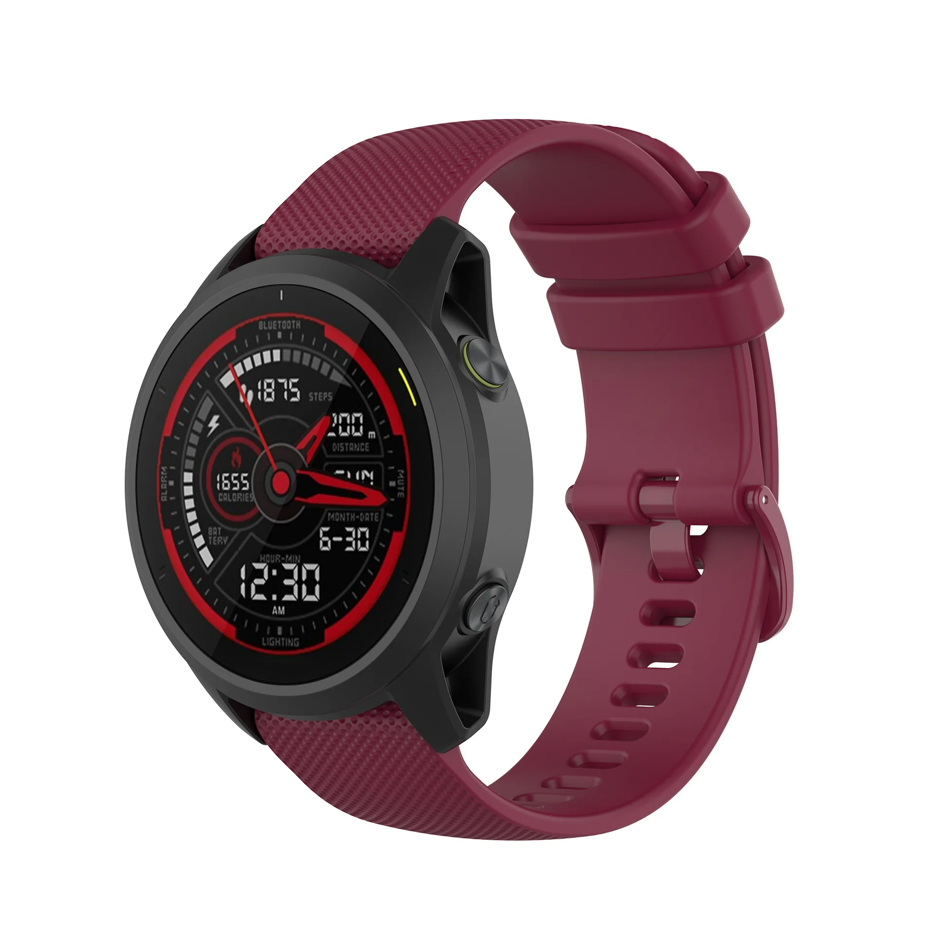 Enhanced Silicone Breathable Wristband Strap - Official 22mm/20mm