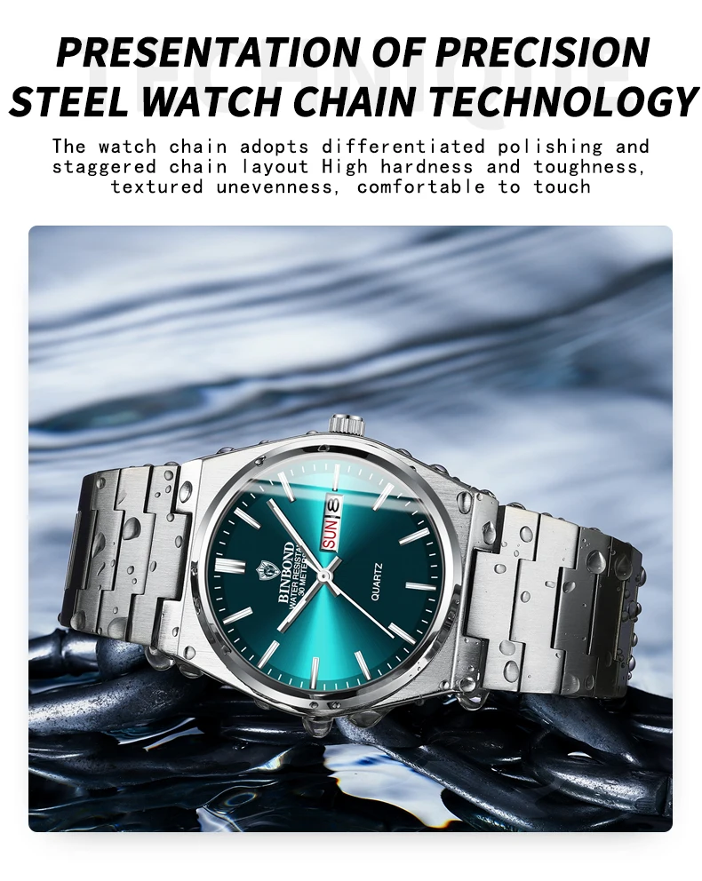 BINBOND B102 Men's Watch description image 15