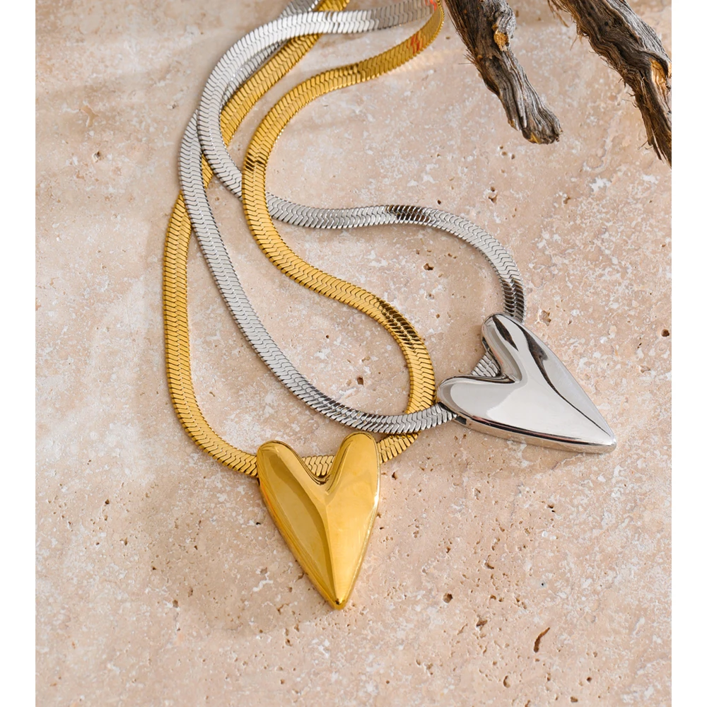 Yhpup Heart Love Necklace Pendant