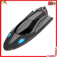 Fy011 New 2.4g Adult Children Electric Speedboat Racing Water Toy Boat High-Speed Turbojet Remote Control Boat Christmas Gift 1