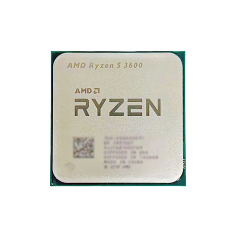 AMD 라이젠 5 3600 R5 3600 AM4 언락 데스크탑 게이밍 프로세서 6코어 12스레드 최대 4.4GHz 벌크 CPU (오리지널 패키지 및 쿨러 없음)