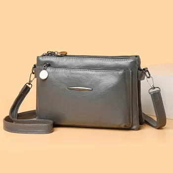 Borse da donna multistrato di design di lusso Borse a tracolla in pelle di alta qualità da donna 2025 Borse a tracolla da donna e sac 1