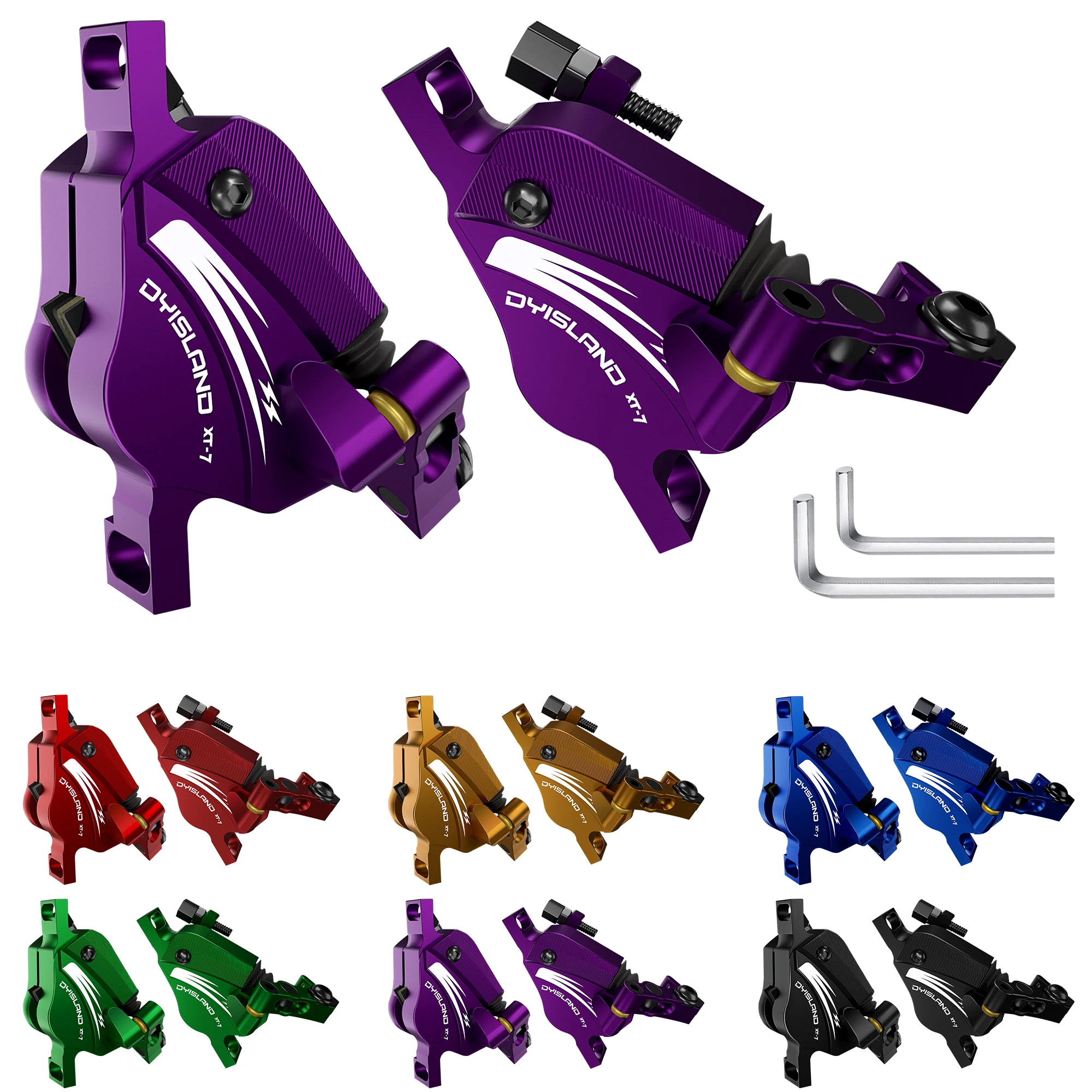 DYISLAND XT7 MTB Line Pulling Hydraulic Disc Brake Electric bike