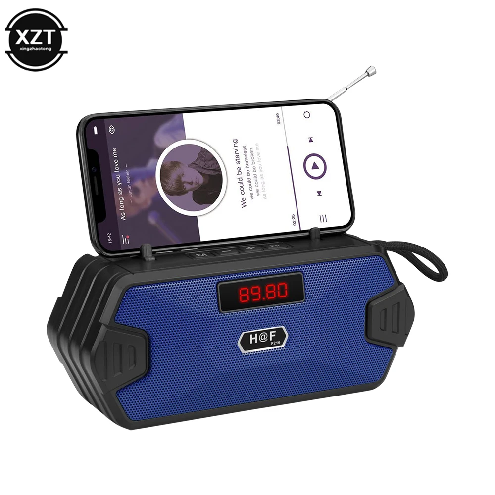 Bluetooth-совместимая беспроводная колонка с FM-радио, AUX, TF, MP3 для  телефона | AliExpress