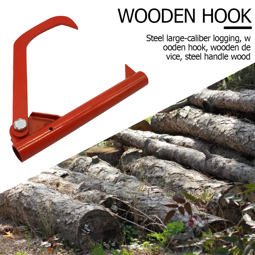 Garden Felling Lever Roller Felling Lever Garden Backyard Lifter Log Peavy Rustproof Cant Hook Tools Hook Home Garden Hand Tools for Cutting Wood